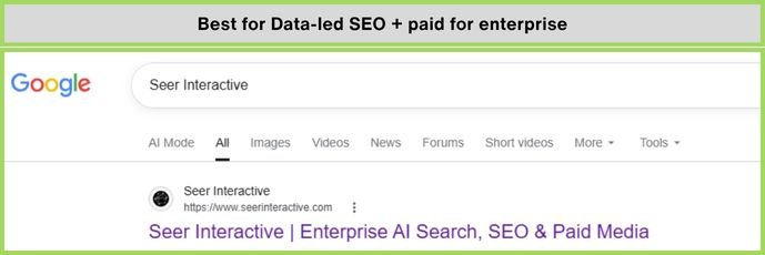 Seer Interactive - Data-led SEO + paid for enterprise seo